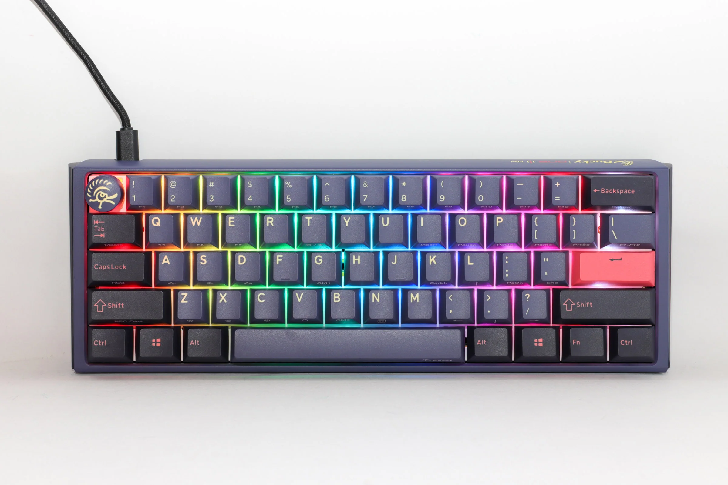 Ducky One 3 Mini Cosmic Blue Hotswap RGB Double-Shot PBT Mechanical Keyboard (Cherry RGB Red) (DKON2161ST-RUSPDCOVVVC2) - Image 9