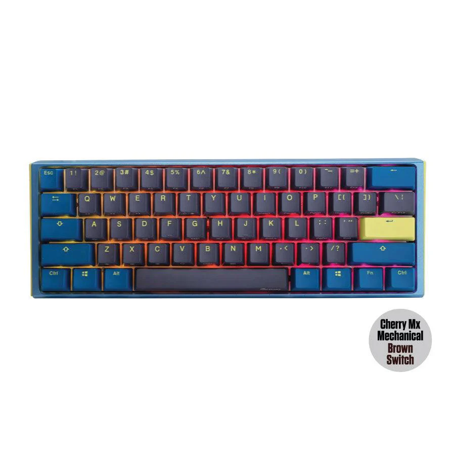 DUCKY ONE 3 MINI DAYBREAK HOTSWAP RGB DOUBLE SHOT PBT MECHANICAL KEYBOARD (CHERRY RGB BROWN) (DKON2161ST-BUSPDDBBHHC1)