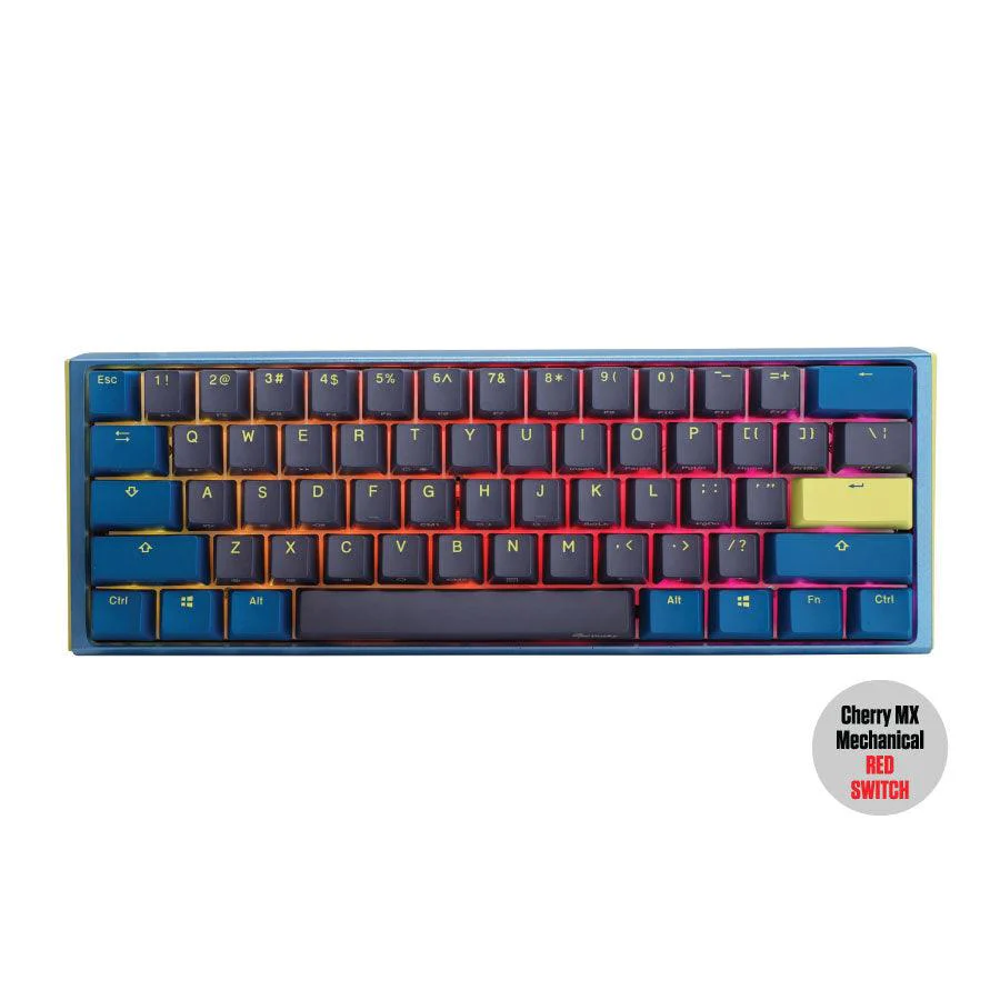 DUCKY ONE 3 MINI DAYBREAK HOTSWAP RGB DOUBLE SHOT PBT MECHANICAL KEYBOARD (CHERRY RGB RED) (DKON2161ST-RUSPDDBBHHC1)