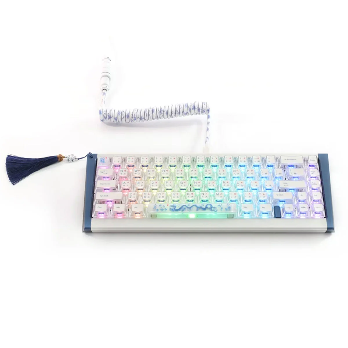 Ducky Year of the Dragon Edition RGB Mechanical Keyboard (Cherry MX2A Purple Switches) (DKYOTD2024-CVTWPHCH000SS1) - Image 2