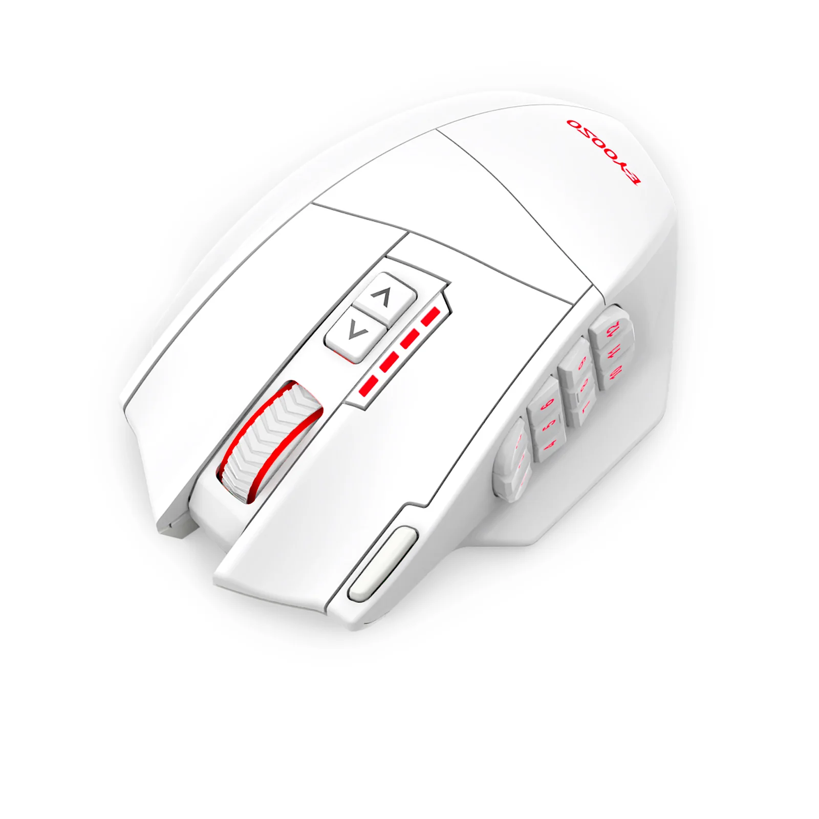 E-Yooso X-33 RGB Wireless Gaming Mouse (Black, White) - Image 13
