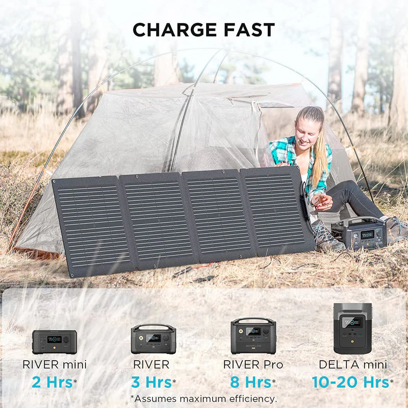 EcoFlow 110W Solar Panel (Black) (EFSOLAR110N) - Image 6