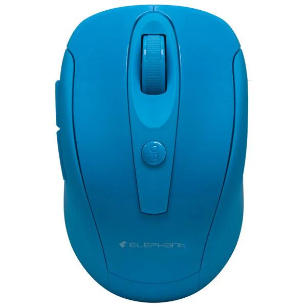 Elephant 2.4G Wireless Bluesensor Mouse (Ele-M518-Blue)