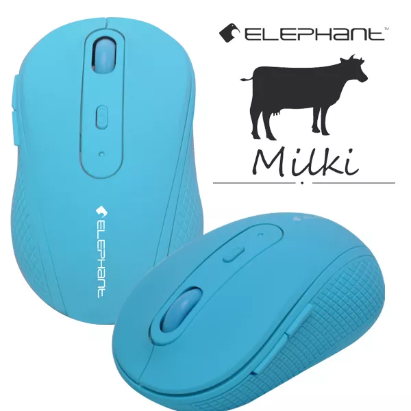Elephant 2.4G Wireless Bluesensor Mouse (Ele-M518-Blue) - Image 2