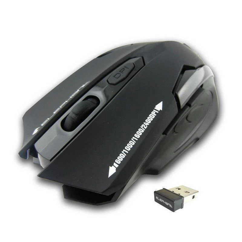 Elephant Extreme 2.4G Wireless Blue-Sensor Mouse (ELE-M519-BLACK) - Image 2