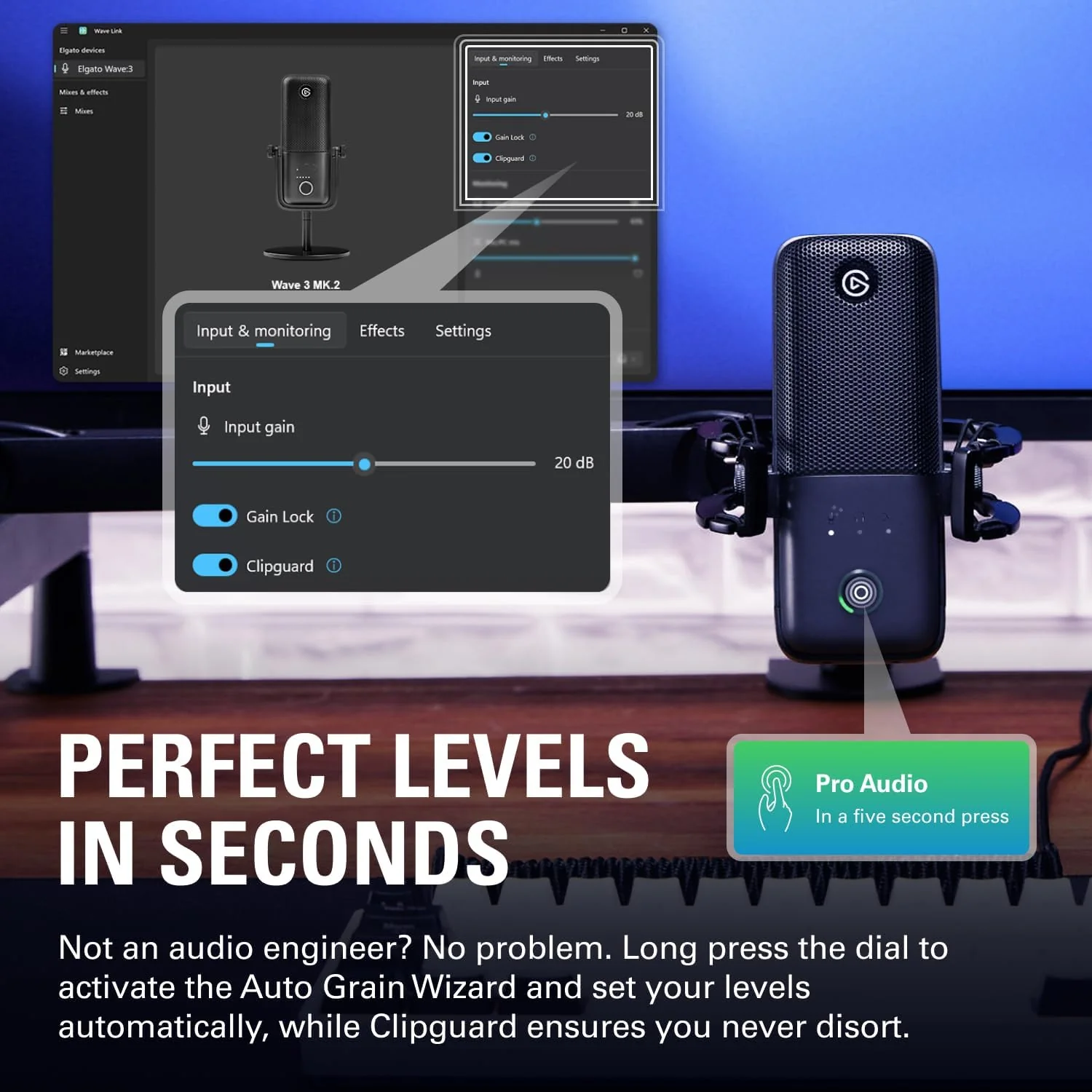 Elgato Wave:3 MK.2 USB Condenser Microphone (10MAO9901) - Image 7