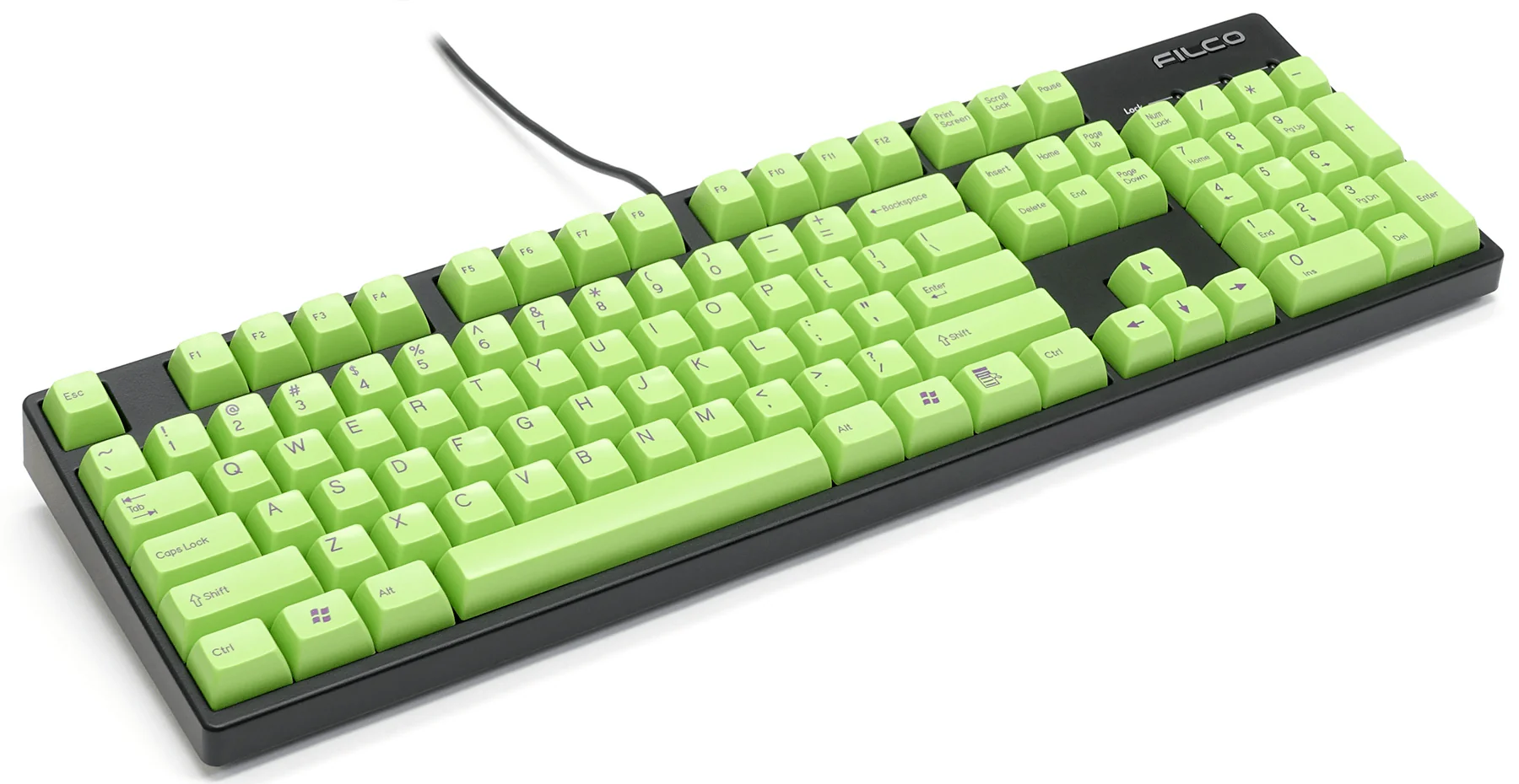Filco Majestouch 2 Double-Shot Keycap Set (Green) (SPKCS104G2) - Image 3