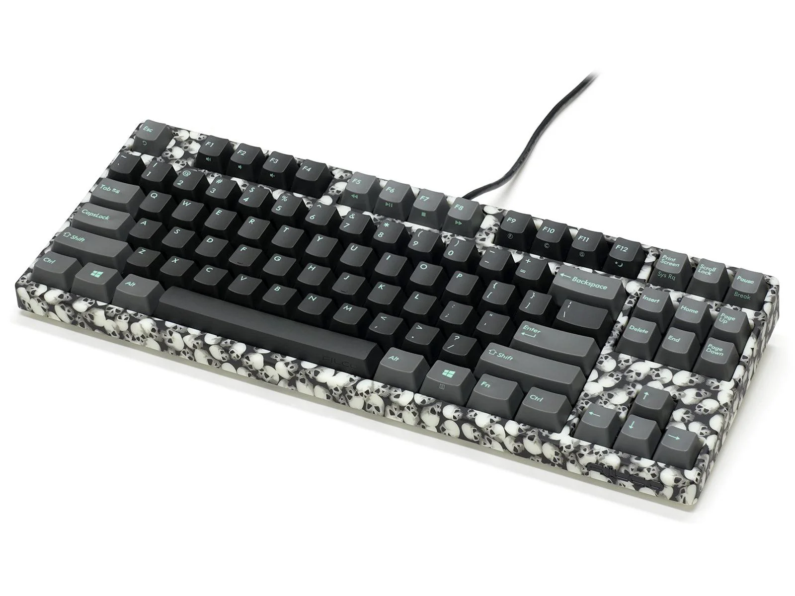 Filco Majestouch Lumi S Tenkeyless Double Shot PBT 87 US ASCII Mechanical Keyboard Lumi Skull (MX Red Switch) (FKBN87MRL/ECSP2LS) - Image 3