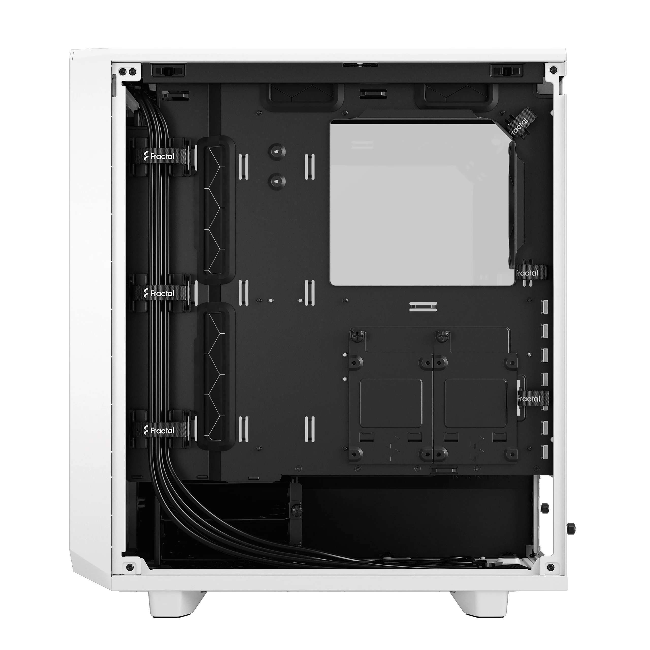 Fractal Design Meshify 2 Compact Computer Case (White TG Clear Tint) (FD-C-MES2C-05) - Image 8