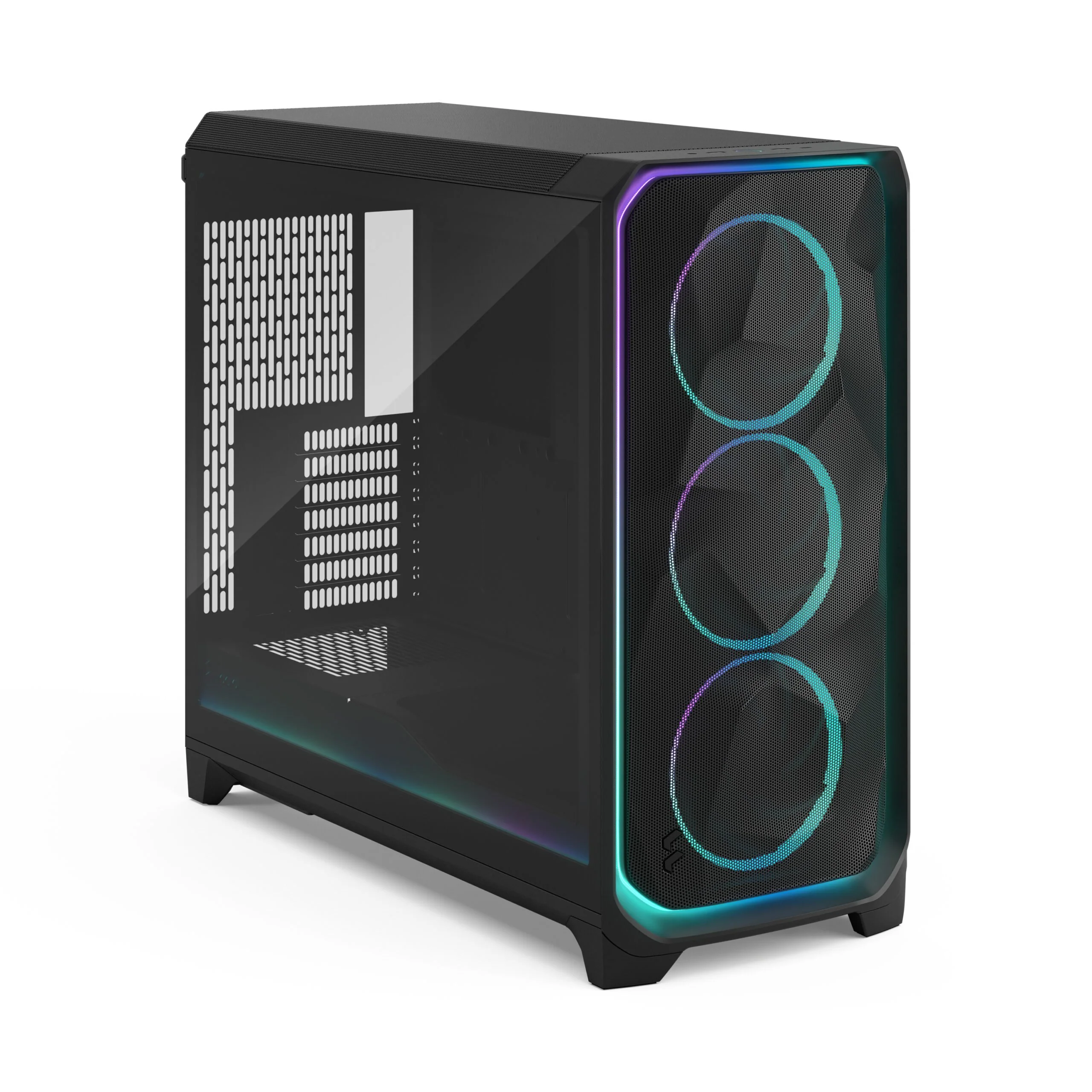 Fractal Design Meshify 3 XL Computer Case (Ambience Pro RGB Black Tempered Glass Light Tint, Ambience Pro RGB White Tempered Glass Clear Tint) - Image 4