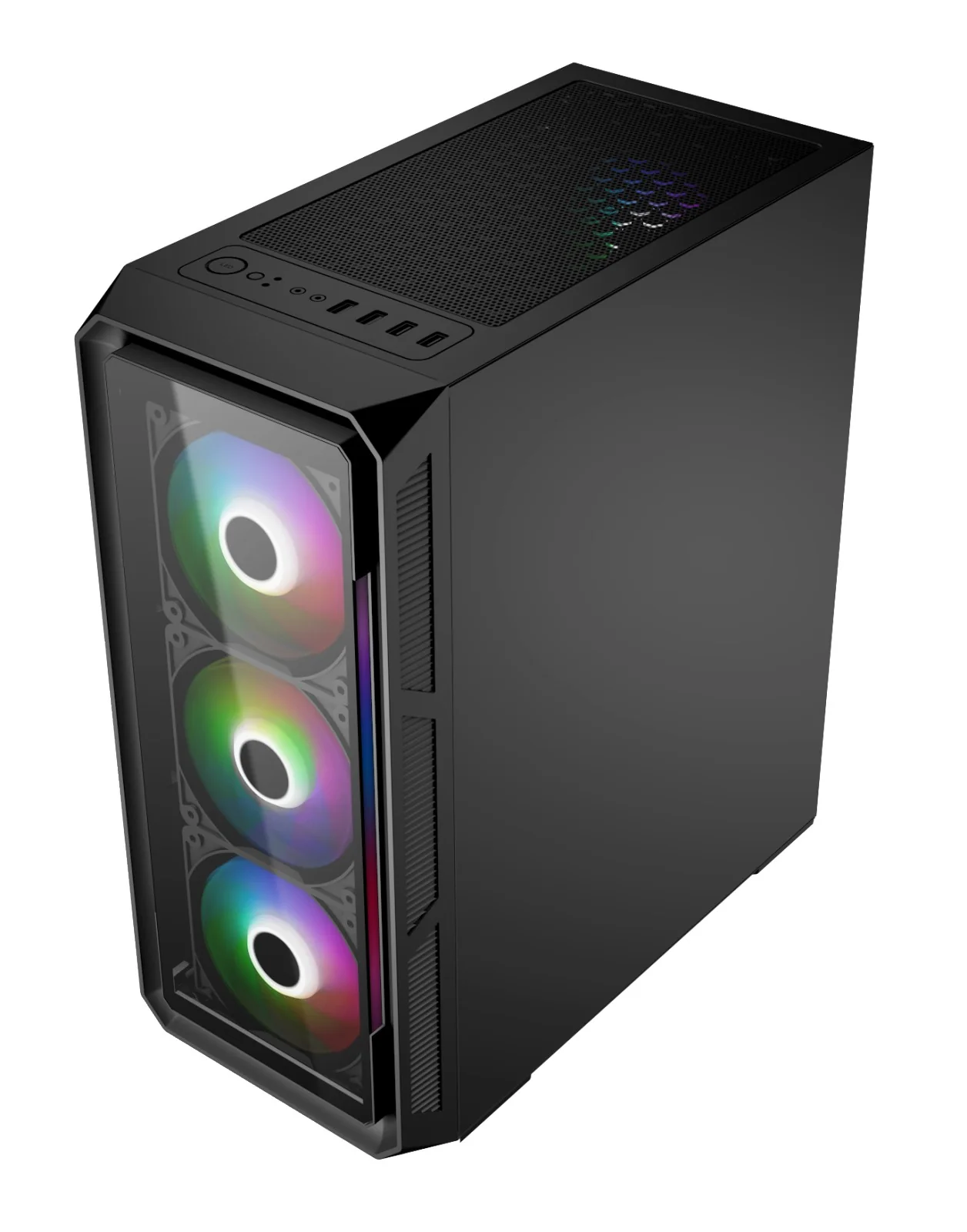 Frontier Trendsonic Hermes HE19A Tempered Glass Panel ATX Gaming Case - Image 2