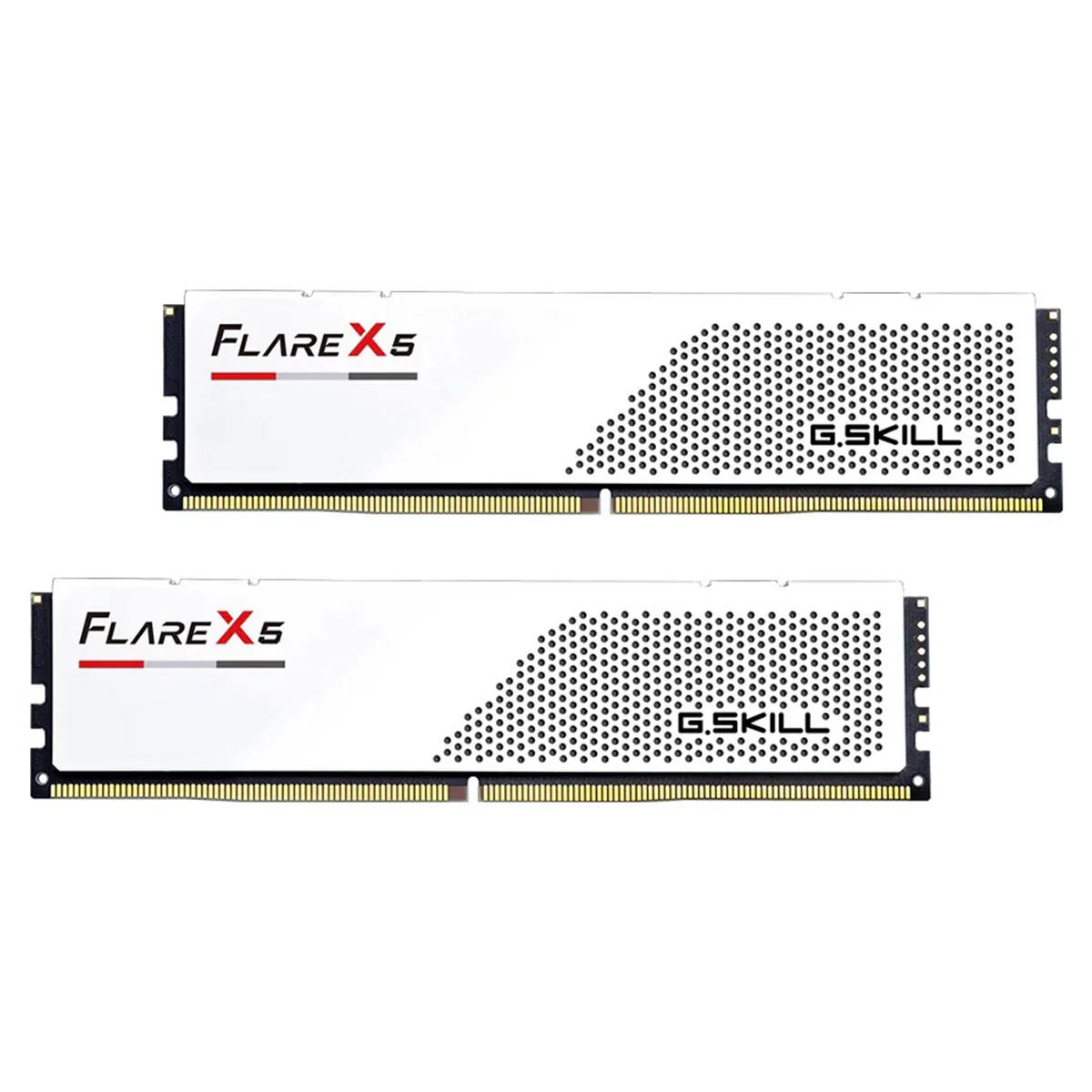 G.Skill Flare X5 32GB (16GBx2) DDR5 6000MT/s CL36-36-36-96 1.35V Intel XMP 3.0 / AMD EXPO Desktop Memory (Matte White) (F5-6000J3636F16GX2-FX5W) - Image 2