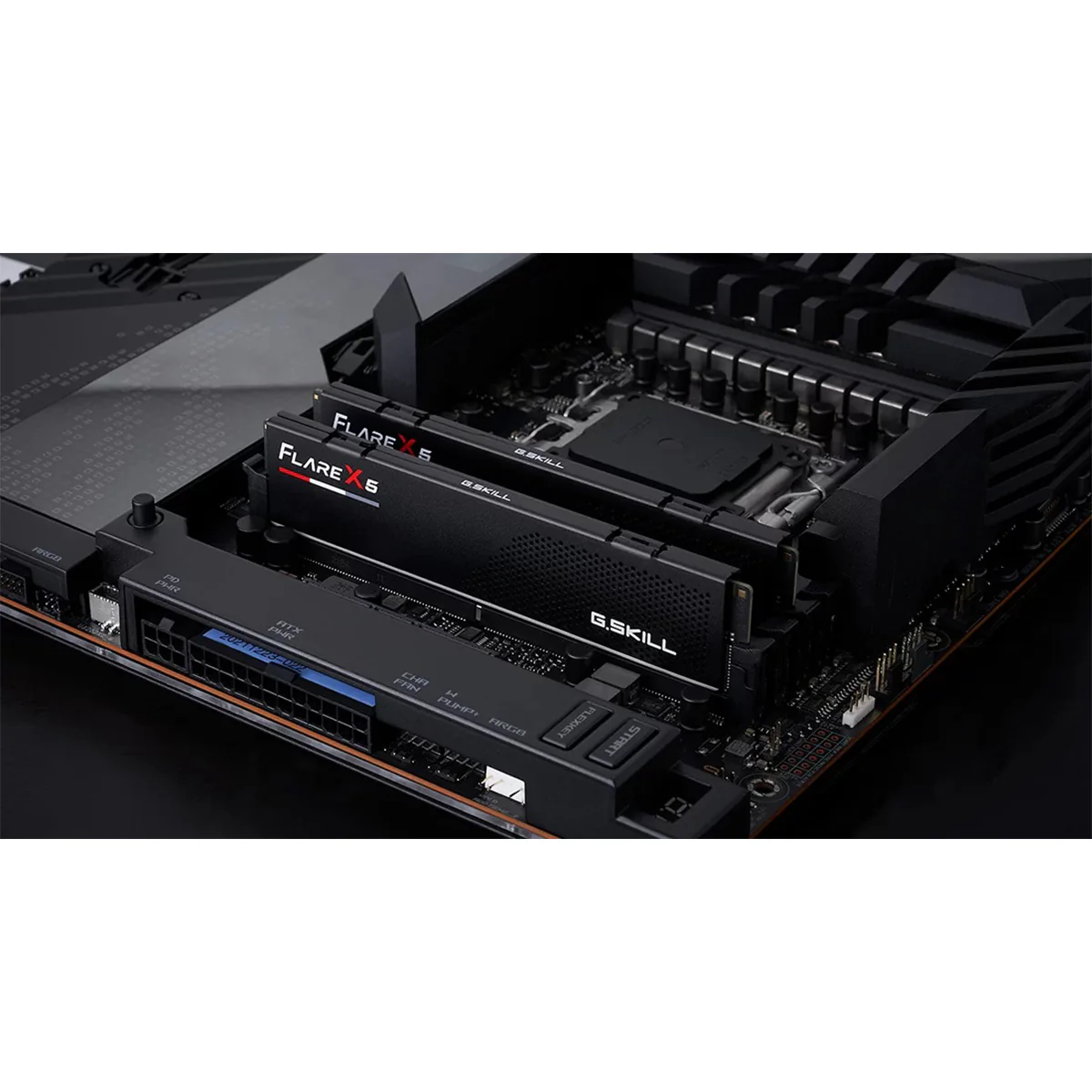 G.Skill Flare X5 32GB (2x16GB) DDR5 6000 MT/s CL30-38-38-96 1.35V AMD EXPO Desktop Memory (Matte Black) (F5-6000J3038F16GX2-FX5) - Image 5