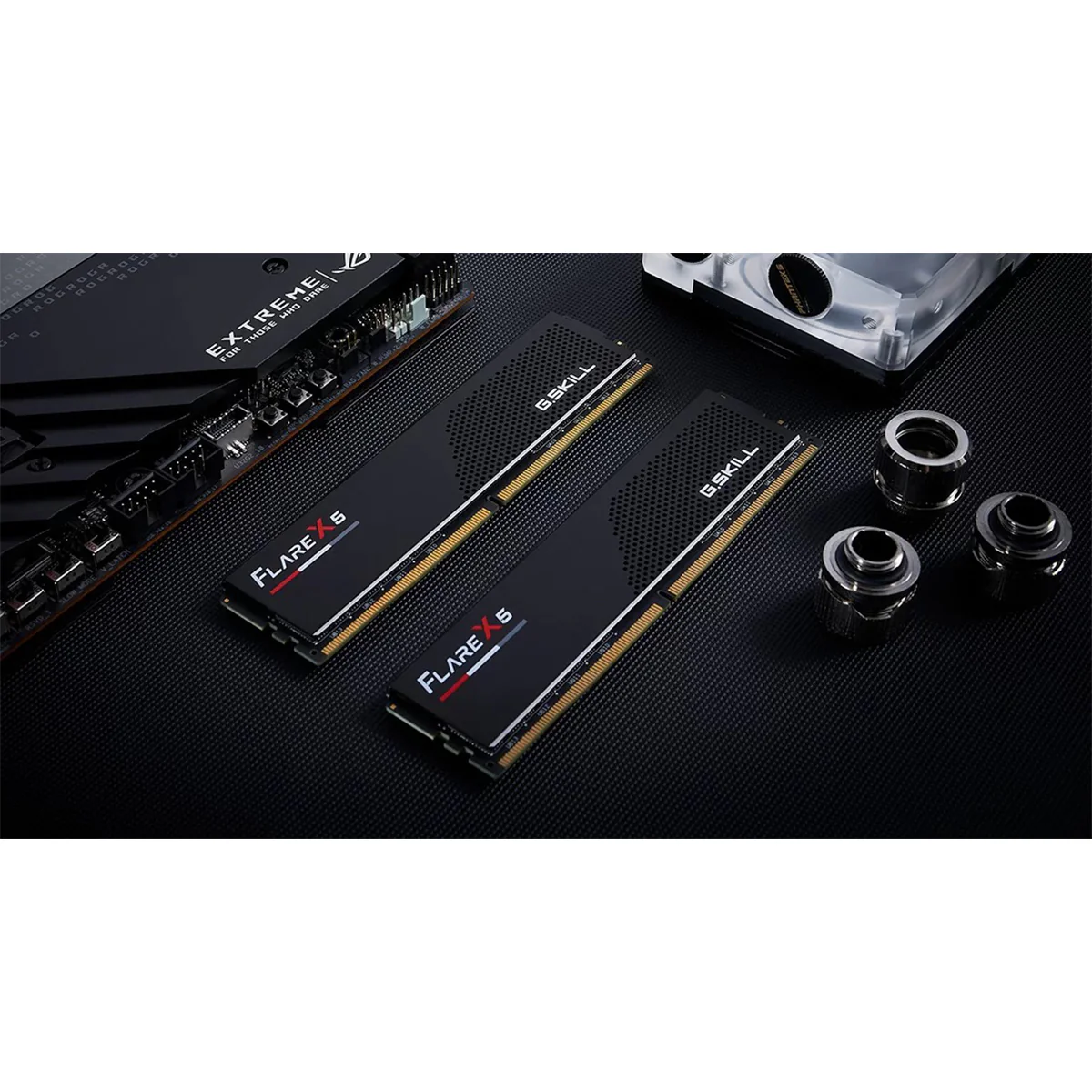 G.Skill Flare X5 32GB (2x16GB) DDR5 6000 MT/s CL30-38-38-96 1.35V AMD EXPO Desktop Memory (Matte Black) (F5-6000J3038F16GX2-FX5) - Image 6