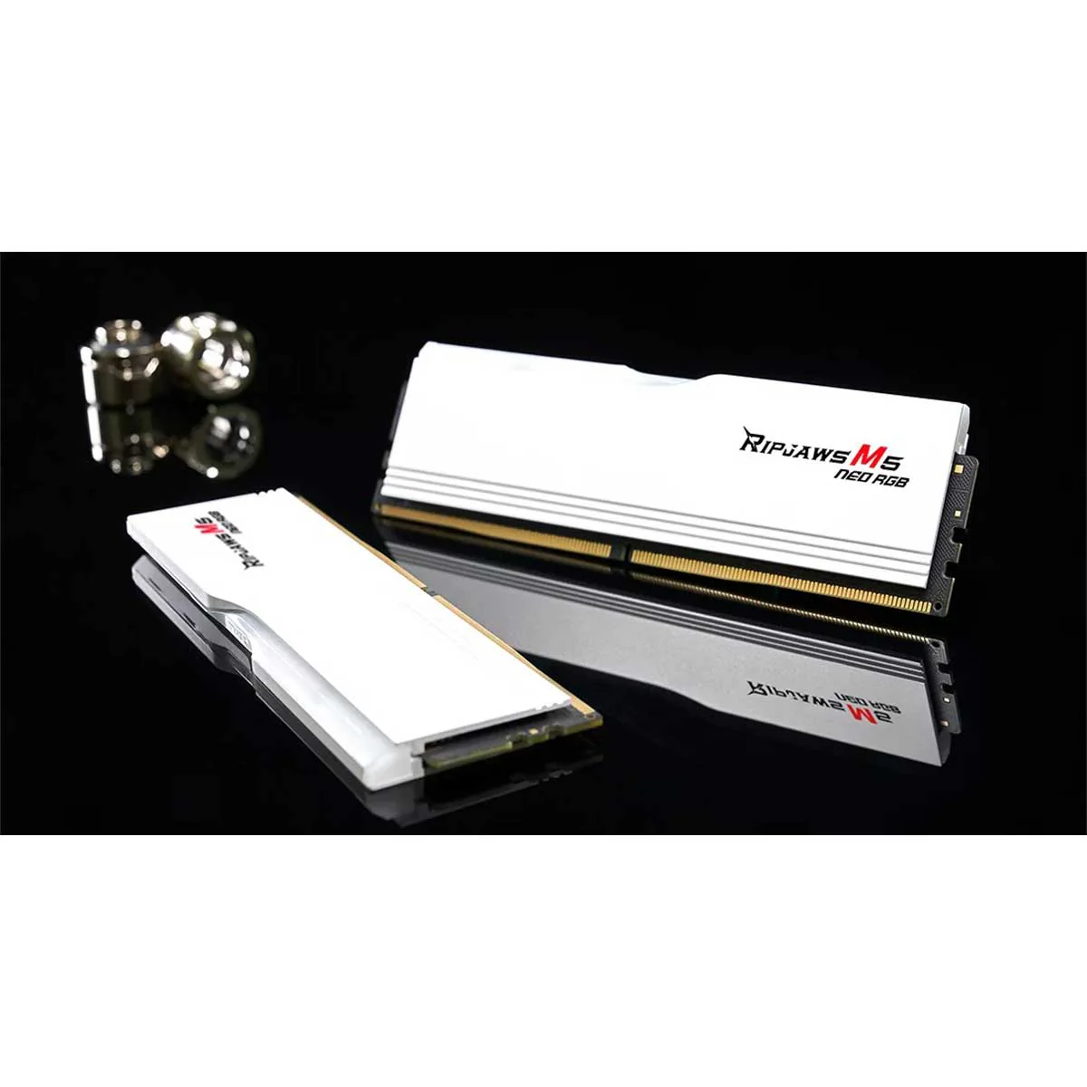 G.Skill Ripjaws M5 Neo RGB DDR5 64GB (2x32GB) 6000 MT/s CL36-36-36-96 1.35V AMD EXPO Desktop Memory (Matte White) (F5-6000J3636F32GX2-RM5NRW) - Image 5