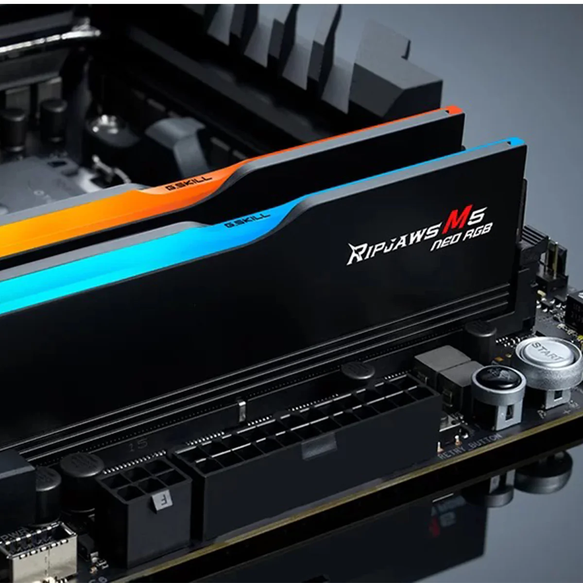 G.Skill Ripjaws M5 RGB 48GB (2x24GB) DDR5 6000 MT/s CL30-36-36-96 1.35V AMD EXPO Desktop Memory (F5-6000J3036F24GX2-RM5NRK) - Image 4
