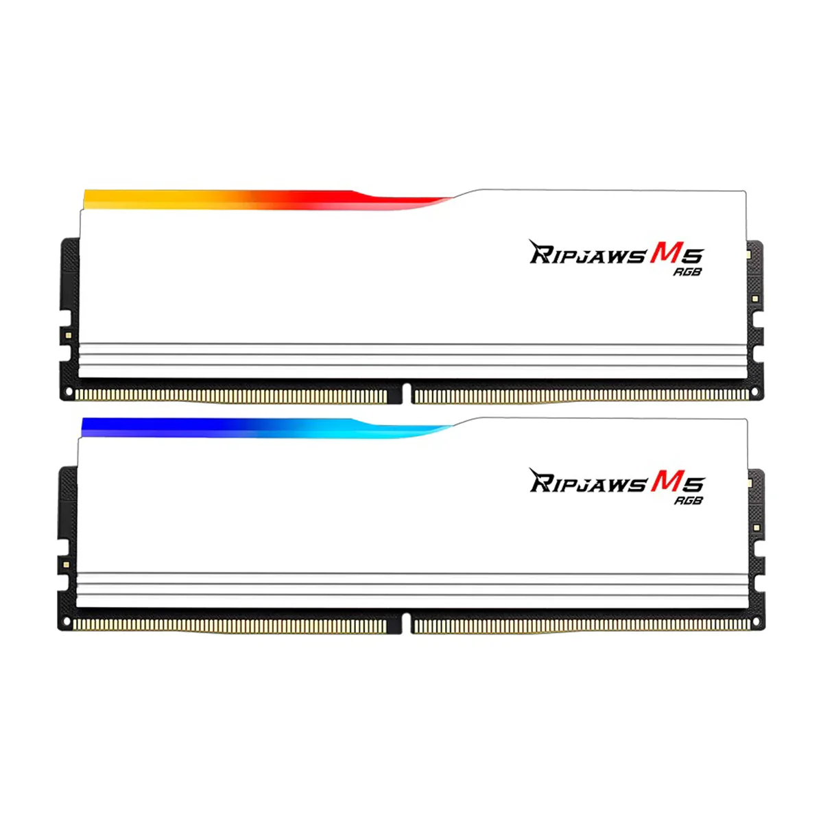 G.Skill Ripjaws M5 RGB 64GB (2X32GB) DDR5 6000MHZ CL32-38-38-96 1.40V Intel Xmp Desktop Memory (Black, White) - Image 2