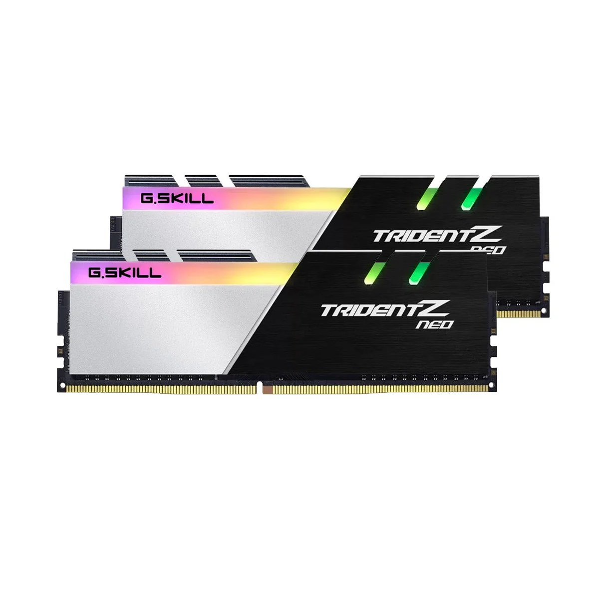 G.Skill Trident Z Neo RGB 32GB (2X16GB) DDR4 3200MHZ CL16-18-18-38 1.35V Desktop Memory (Black/Silver) (F4-3200C16D-32GTZN) - Image 2