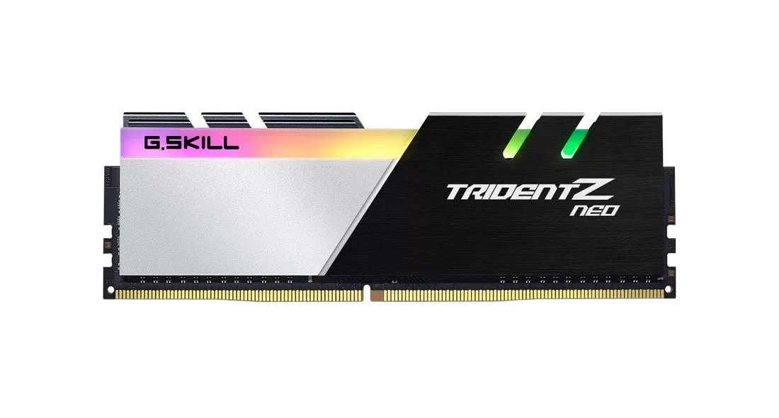 G.Skill Trident Z Neo RGB 64GB (2X32GB) DDR4 3600MHZ CL18-22-22-42 1.35V Desktop Memory (Black/Silver) (F4-3600C18D-64GTZN) - Image 2