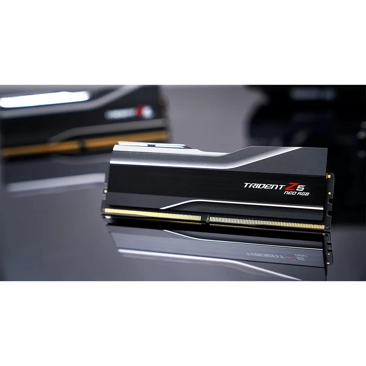 G.Skill Trident Z5 Neo RGB 48GB (2x24GB) DDR5-6400 CL32-39-39-102 1.35V AMD EXPO Desktop Memory (Black) (F5-6400J3239F24GX2-TZ5NR) - Image 3