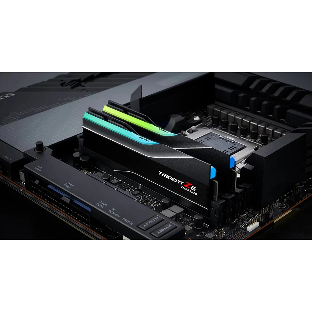 G.Skill Trident Z5 Neo RGB 48GB (2x24GB) DDR5-6400 CL32-39-39-102 1.35V AMD EXPO Desktop Memory (Black) (F5-6400J3239F24GX2-TZ5NR) - Image 6