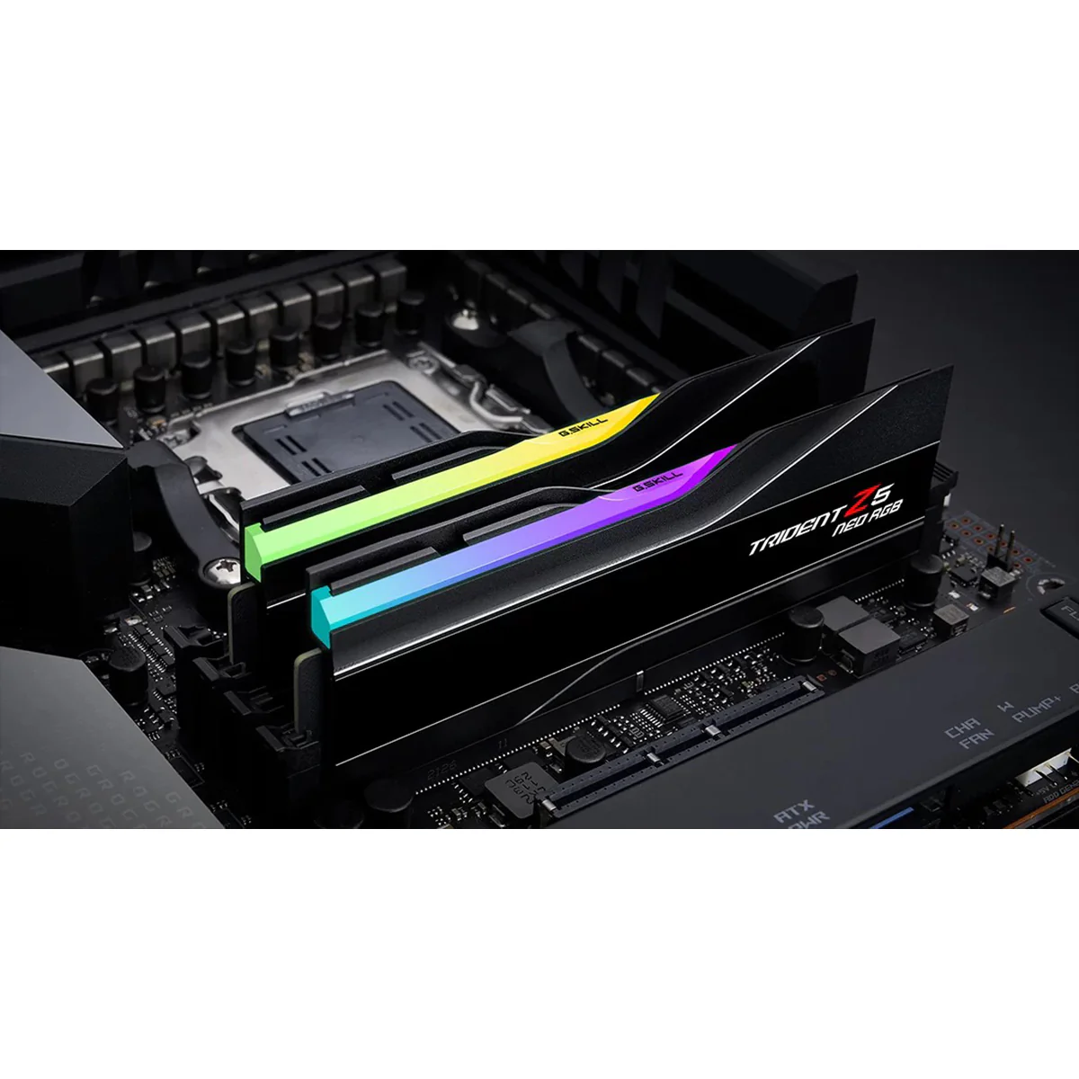 G.Skill Trident Z5 Neo RGB 48GB (2x24GB) DDR5-6400 CL32-39-39-102 1.35V AMD EXPO Desktop Memory (Black) (F5-6400J3239F24GX2-TZ5NR) - Image 7