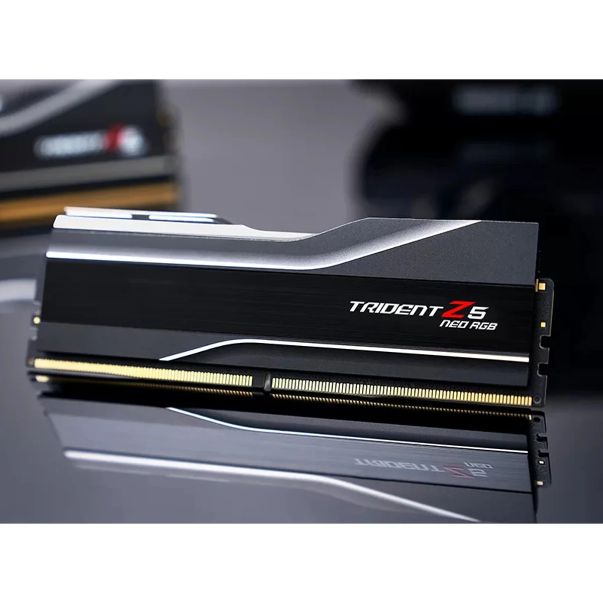 G.Skill Trident Z5 Neo RGB 64GB (2x32GB) DDR5 6000 MT/s CL30-40-40-96 1.40V AMD EXPO Desktop Memory (Matte Black) (F5-6000J3040G32GX2-TZ5NR) - Image 8