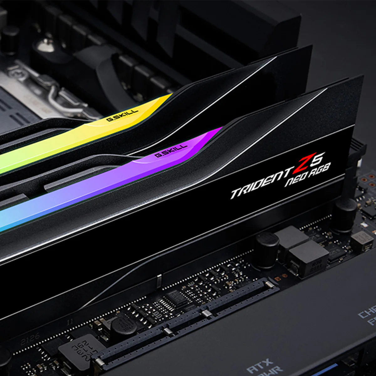G.Skill trident Z5 Neo RGB 96GB (2x48GB) DDR5 6000 MT/s CL28-36-36-96 1.35V AMD EXPO Desktop Memory (F5-6000J2836F48GX2-TZ5NR) - Image 6