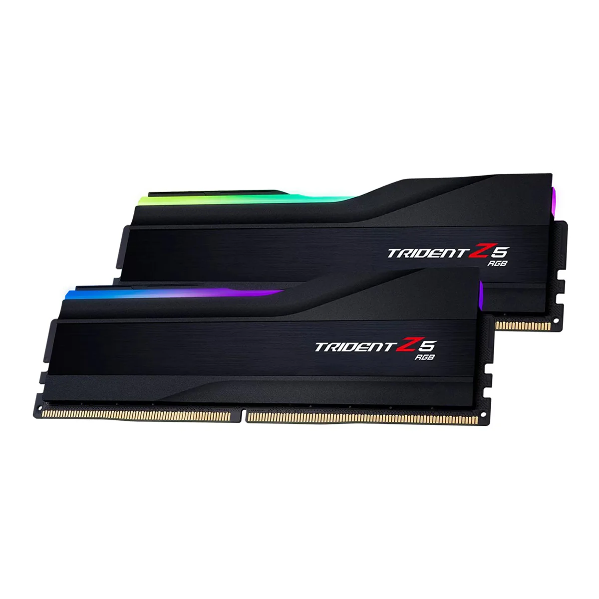 G.Skill Trident Z5 RGB 32GB (2x16GB) DDR5 7200MT/s CL34-45-45-115 1.40V Intel XMP Desktop Memory (Matte Black) (F5-7200J3445G16GX2-TZ5RK) - Image 2