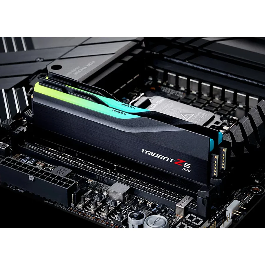 G.Skill Trident Z5 RGB 32GB (32GBx1) DDR5 6000 MT/s CL36-36-36-96 1.35v AMD EXPO Desktop/Intel XMP Memory (Matte Black) (F5-6000J3636F32GX1-TZ5RK) - Image 2