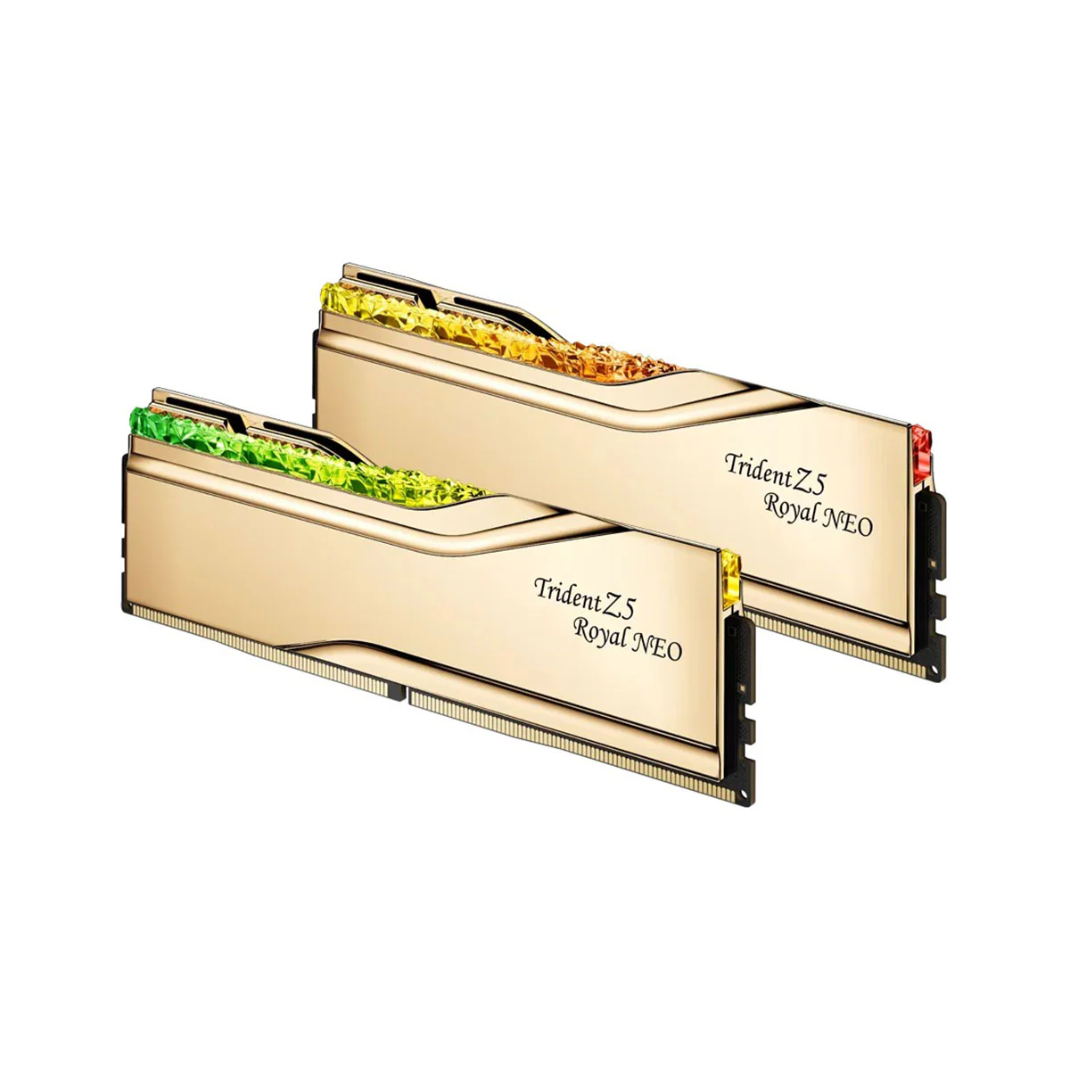 G.Skill Trident Z5 Royal Neo 32GB (2x16GB) DDR5 6400 MT/s CL30-39-39-102 1.40V AMD EXPO Desktop Memory (Gold) (F5-6400J3039G16GX2-TR5NG) - Image 3