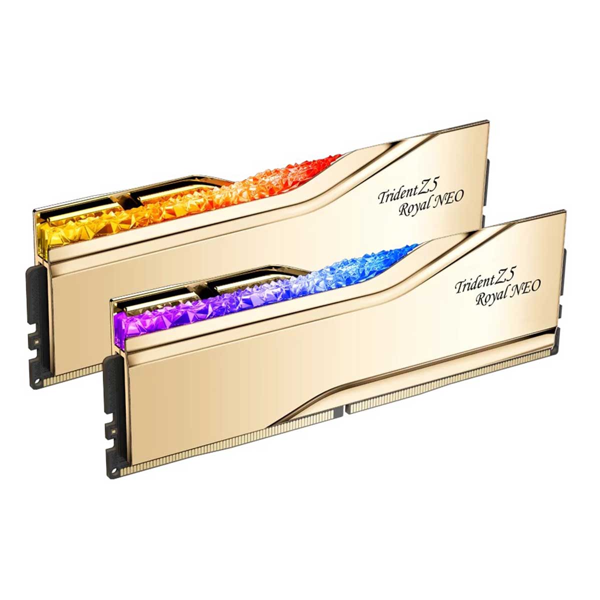 G.Skill Trident Z5 Royal Neo DDR5 48GB (2x24GB) 6000 MT/s CL28-36-36-96 1.35V AMD EXPO Desktop Memory (Gold) (F5-6000J2836F24GX2-TR5NG) - Image 3
