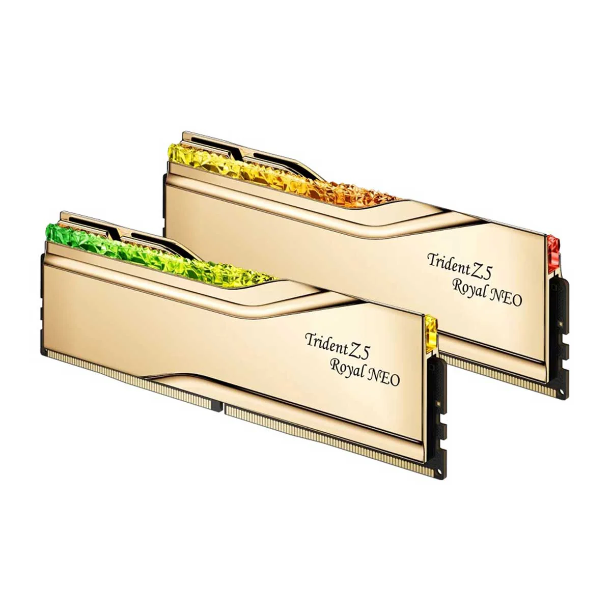 G.Skill Trident Z5 Royal Neo DDR5 48GB (2x24GB) 6000 MT/s CL28-36-36-96 1.35V AMD EXPO Desktop Memory (Gold) (F5-6000J2836F24GX2-TR5NG) - Image 4