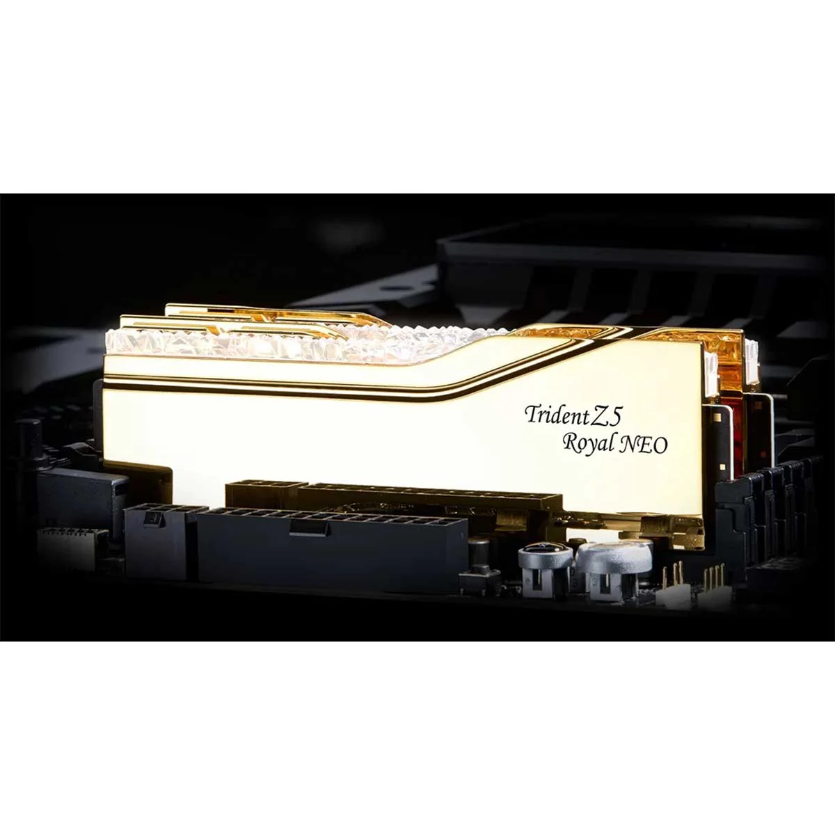 G.Skill Trident Z5 Royal Neo DDR5 48GB (2x24GB) 6000 MT/s CL28-36-36-96 1.35V AMD EXPO Desktop Memory (Gold) (F5-6000J2836F24GX2-TR5NG) - Image 5