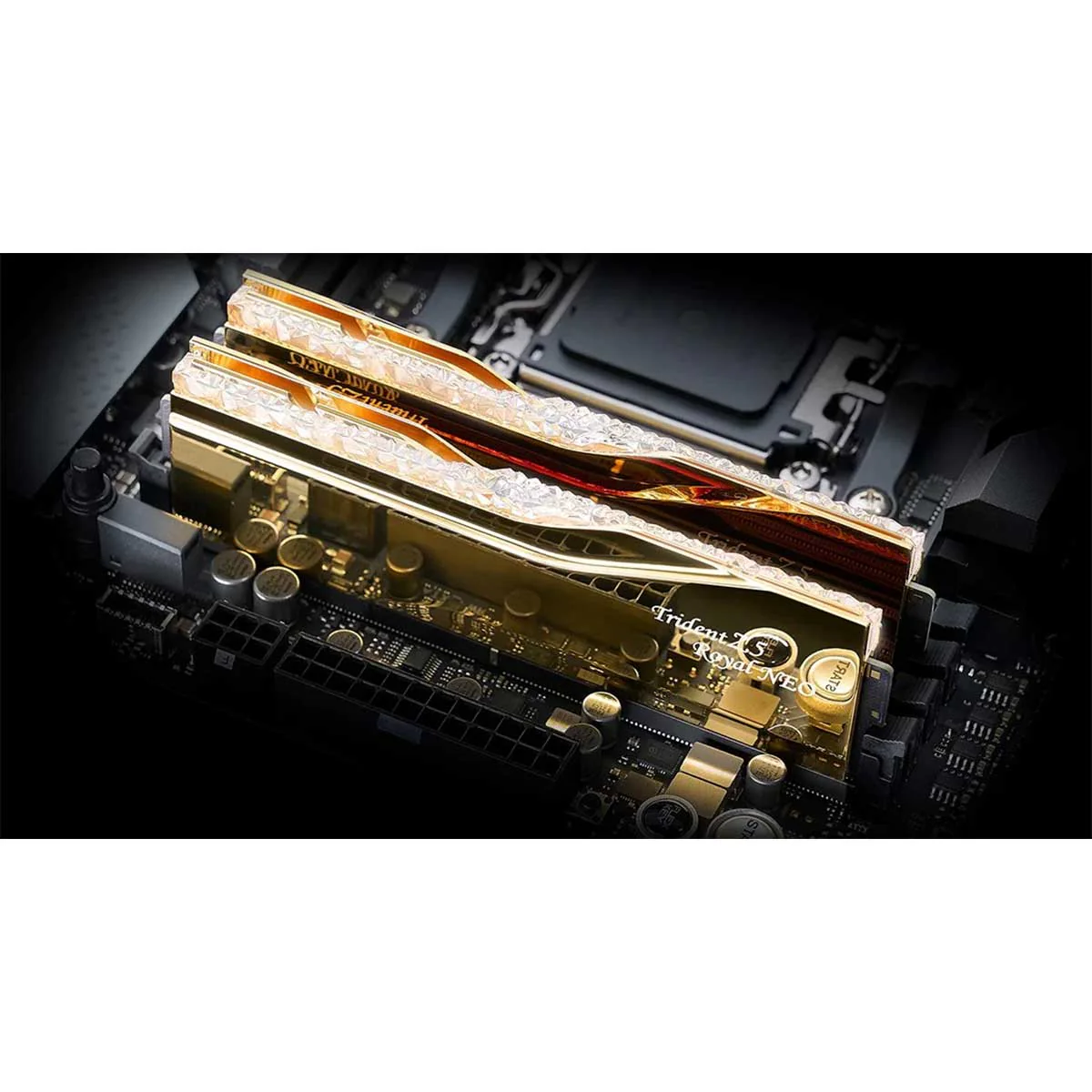 G.Skill Trident Z5 Royal Neo DDR5 48GB (2x24GB) 6000 MT/s CL28-36-36-96 1.35V AMD EXPO Desktop Memory (Gold) (F5-6000J2836F24GX2-TR5NG) - Image 6
