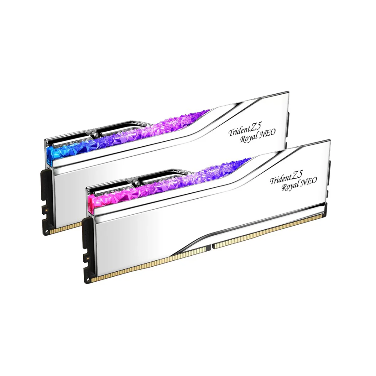 G.Skill Trident Z5 Royal Neo DDR5 48GB (2x24GB) 6000 MT/s CL28-36-36-96 1.35V AMD EXPO Desktop Memory (Silver) (F5-6000J2836F24GX2-TR5NS) - Image 4