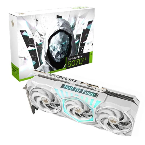 Galax GeForce RTX 5070 Ti Hall of Fame 16GB GDDR7 Gaming Graphics Card (White) - Image 12