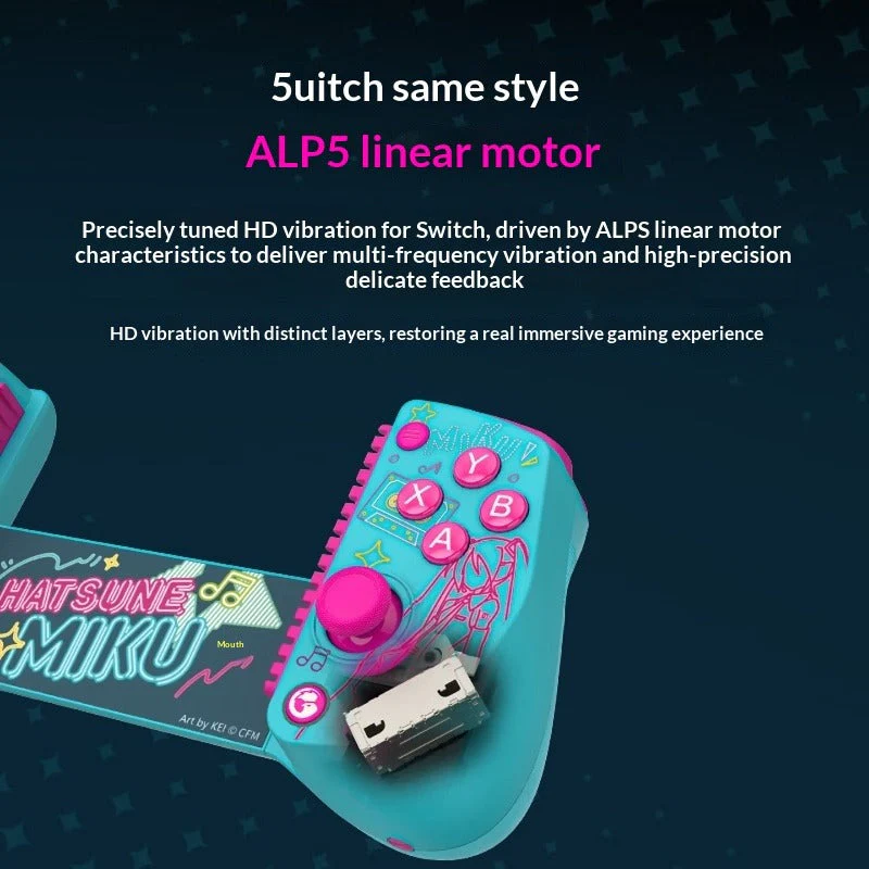 Gamesir X5S Wireless Game Controller for PC / Mobile / Nintendo Switch / Nintendo Switch 2 (Hatsune Miku) - Image 4