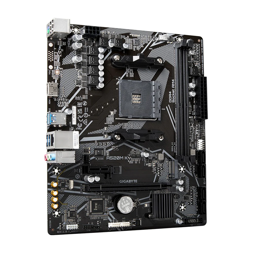 Gigabyte A520M K Ultra Durable Motherboard - Image 2