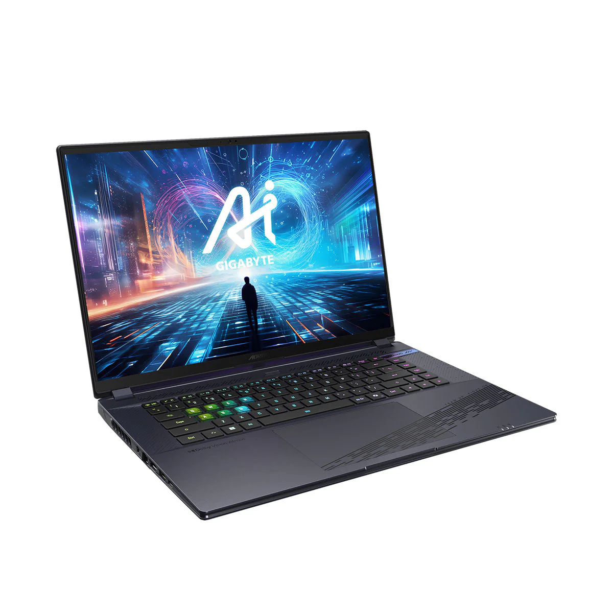 Gigabyte Aorus 16X (2024) AKG-53PHC54SH Gaming Laptop (Grey) | 16" QHD+ 165Hz | i7-14650HX | 16GB RAM | 1TB SSD | RTX 4060 | Windows 11 Home| Aorus Bag G2 | Aorus H1 Headset | Aorus M2 Mouse - Image 3
