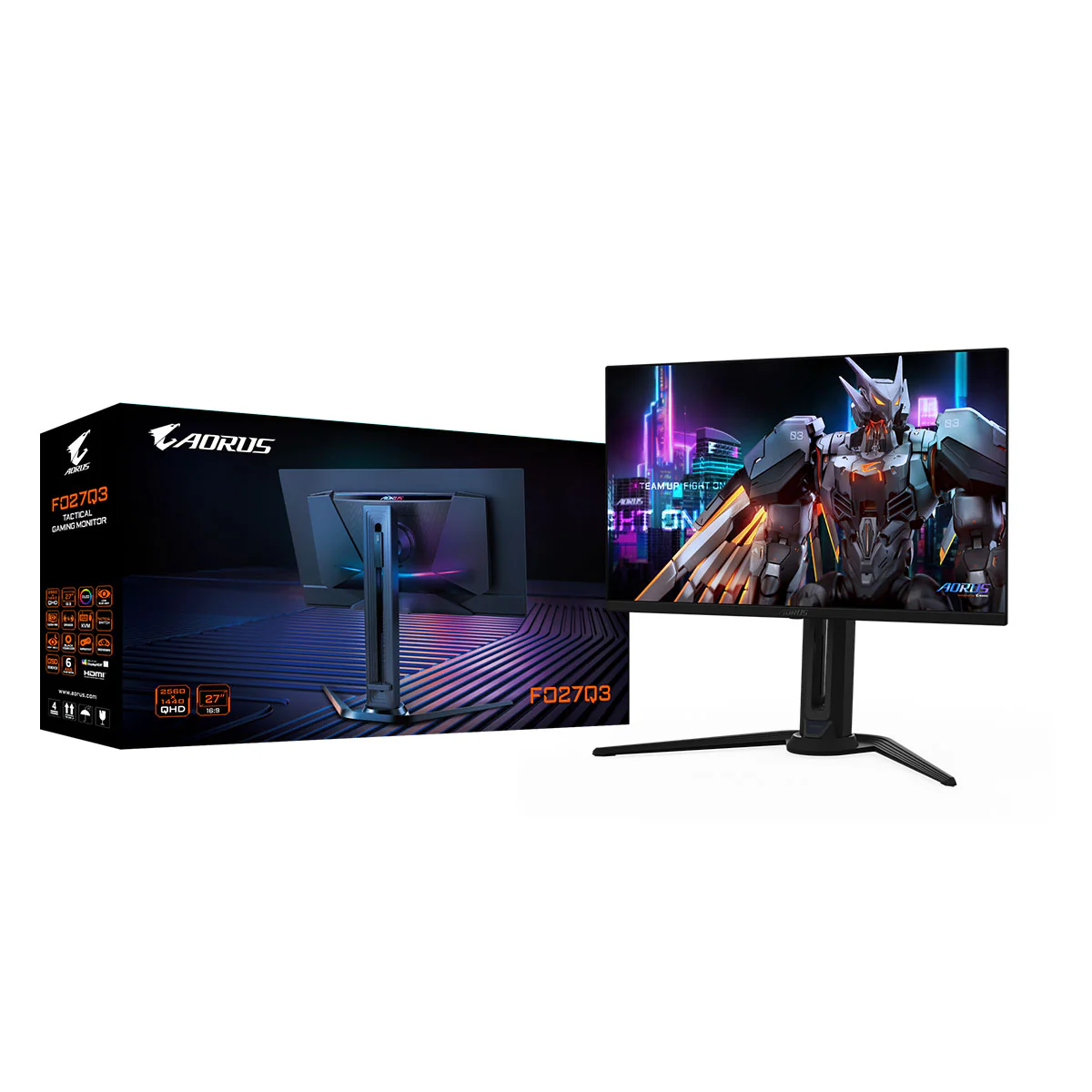 Gigabyte Aorus FO27Q3 27" QHD (2560x1440) 360Hz 0.03ms GTG OLED Tactical Gaming Monitor - Image 12