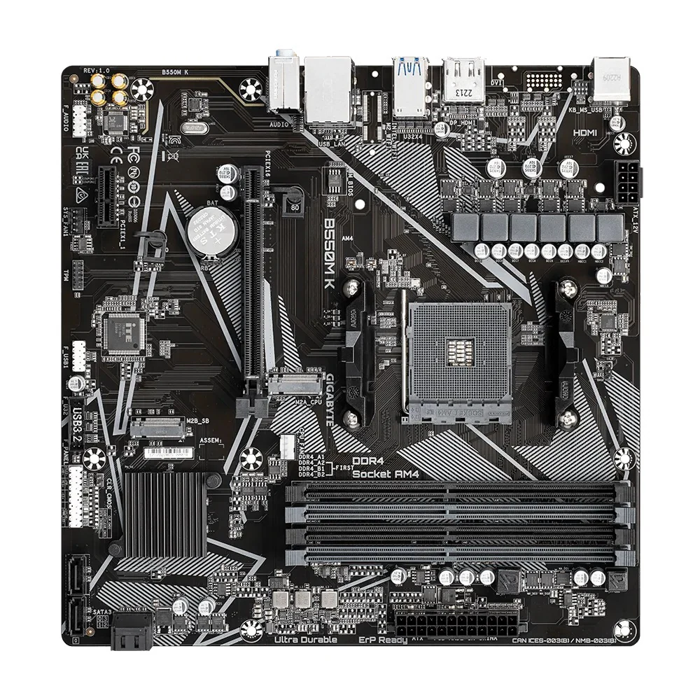 Gigabyte B550M K Ultra Durable Motherboard - Image 2