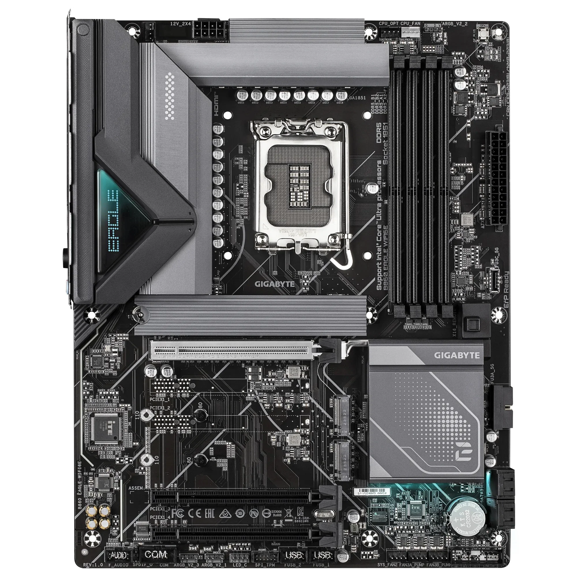 Gigabyte B860 Eagle WiFi6E ATX Intel Gaming Motherboard - Image 2