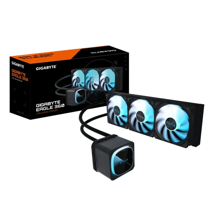 Gigabyte Eagle 360 AIO CPU Liquid Cooler (Black) - Image 6