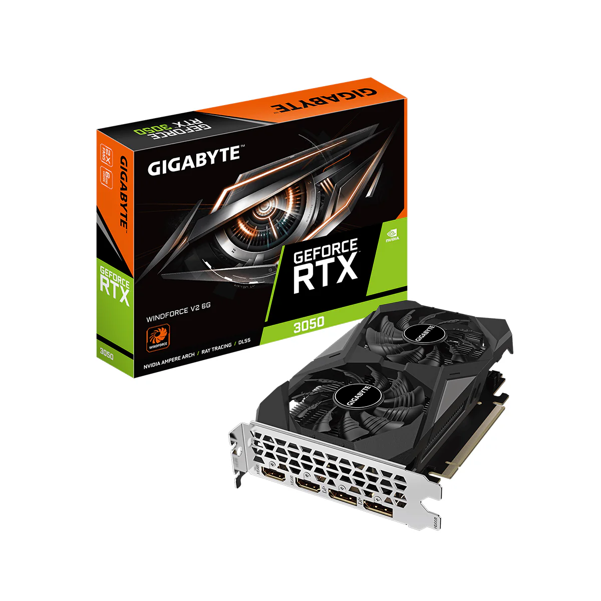 Gigabyte GeForce RTX 3050 Windforce V2 6GB GDDR6 Graphics Card - Image 9