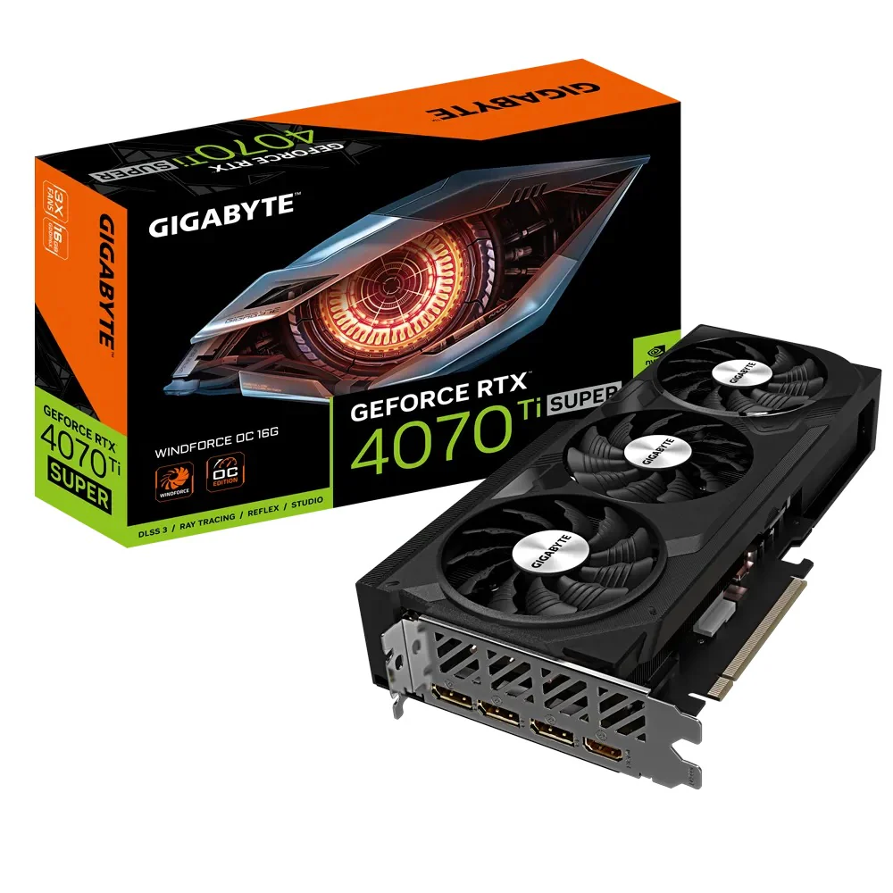 Gigabyte GeForce RTX 4070 Ti Super Windforce OC 16GB GDDR6X Graphics Card - Image 9