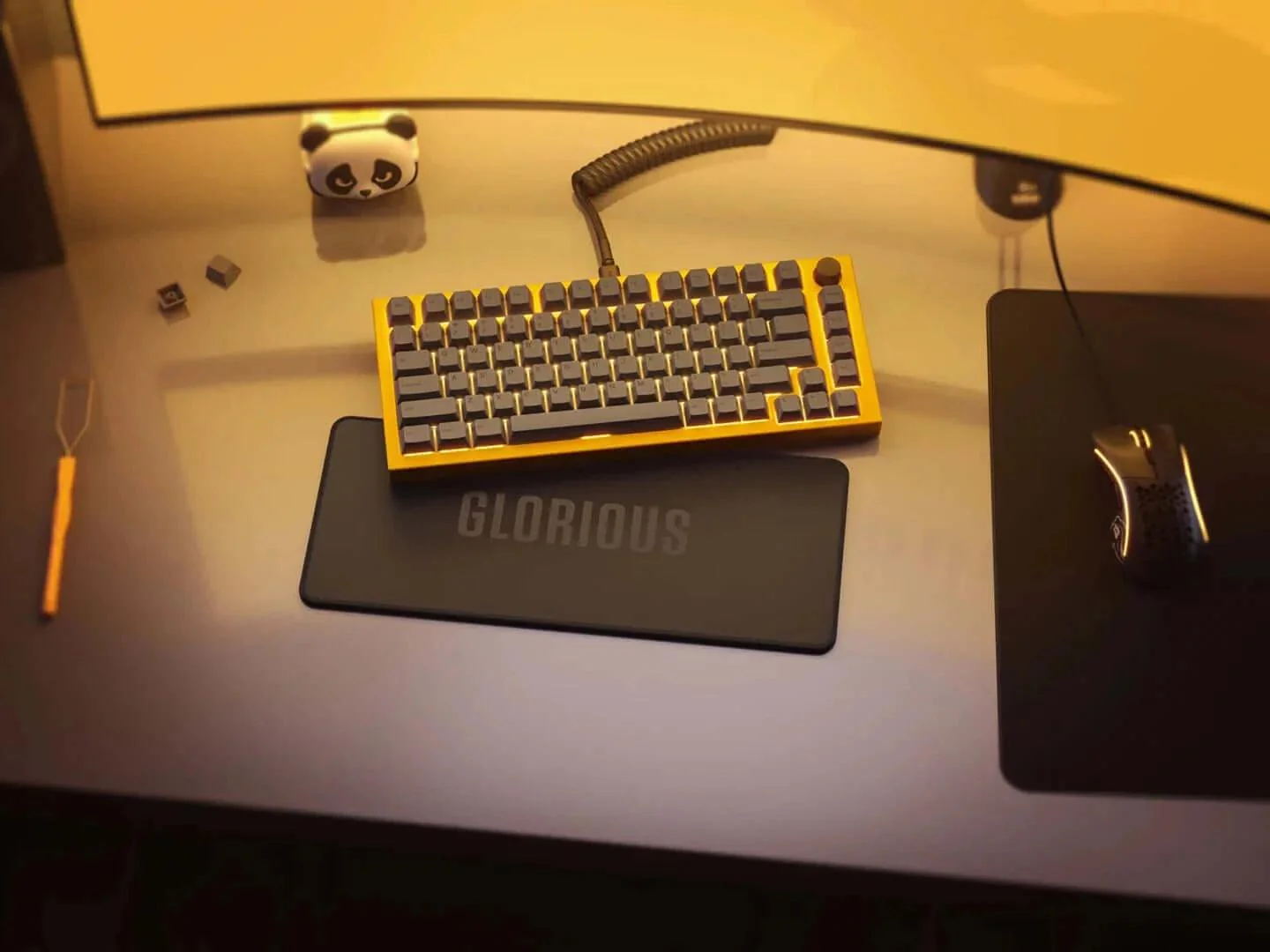 Glorious Sound Dampening Keyboard Mat Compatible with GMMK Pro (Black) - Image 5