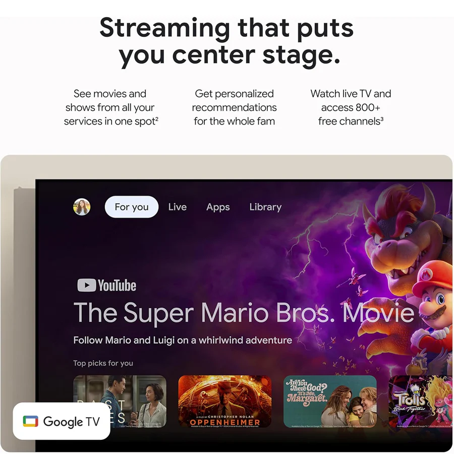 Google TV Streamer (4K) with Voice Remote 32GB (Porcelain) - Image 9