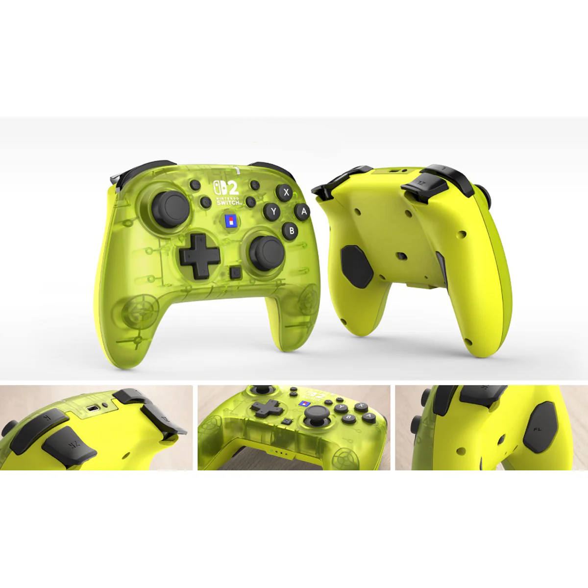 Hori Wireless Horipad Turbo Controller for Nintendo Switch 2 (Mist Black, Aqua Cyan, Frost White, Shine Yellow, Ruby Magenta) (NSX-126A, NSX-131A, NSX-132A, NSX-133A, NSX-134A) - Image 12