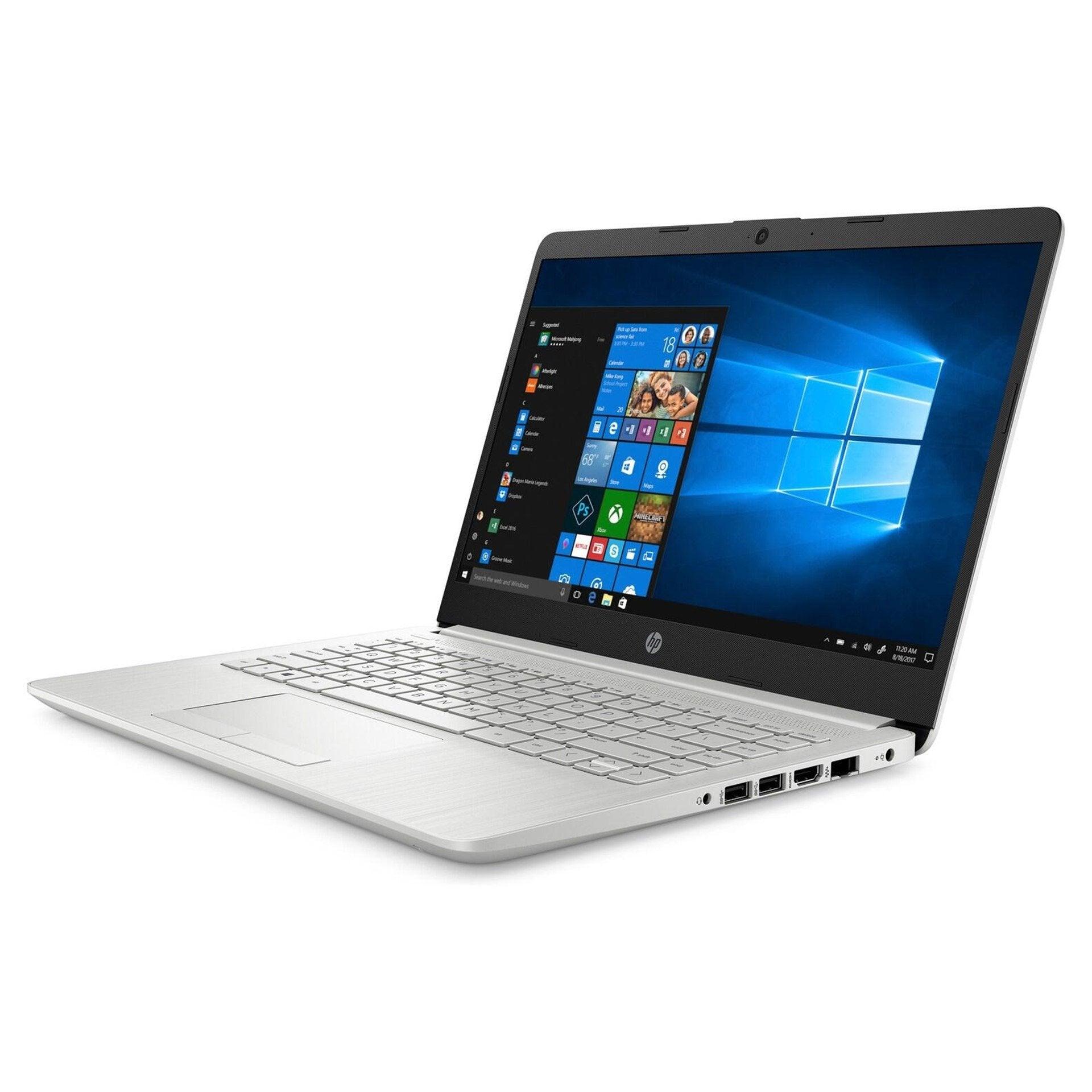 HP 14S-CF2525TU LAPTOP (NATURAL SILVER) | 14" HD | i3-10110U | 4 GB DDR4 | 256 GB SSD | UHD GRAPHICS |  WIN10 + STUDENT with HP WIRED MOUSE 100 (BLACK) HP 15.6" VALUE BACKPACK - Image 4